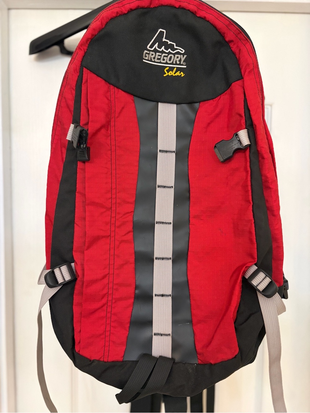 Vintage Gregory Solar Backpack Pack Daypack Red Hiking Backpacking